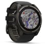 Смарт-годинник Garmin Fenix 8 Solar 51mm Sapphire Carbon Grey DLC Titanium with Black/Pebble Grey Silicone Band (010-02907-11): Час роботи до 30 дней