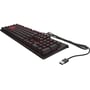 Клавиатура HP OMEN Encoder LED 104key Cherry MX Red USB Black (6YW76AA): Подключение проводное