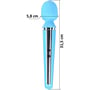 Вібромасажер BOSS of TOYS Boss Series - Massager Genius USB Blue 10 Function (BS2200020): Діаметр, см 5.8