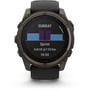 Смарт-годинник Garmin Fenix 8 Solar 51mm Sapphire Carbon Grey DLC Titanium with Black/Pebble Grey Silicone Band (010-02907-11) фото 11