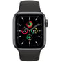 Apple Watch SE 40mm GPS Space Gray Aluminum Case with Black Sport Band (MYDP2) UA: Цвет серый (Space Gray)