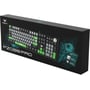 Клавиатура Aula F2088 PRO Plus 9 Green Keys KRGD Blue USB UA Black/Gray (6948391234892): Количество клавиш 108