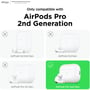 Чохол для навушників Elago Clear Hang Case Transparent (EAPP2CL-HANG-CL) для Apple AirPods Pro 2: Матеріал Термопластичный полиуретан