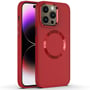 Чехол для iPhone TPU Case Bonbon Metal Style with MagSafe Red for iPhone 16 Pro