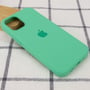 Чехол для iPhone Mobile Case Silicone Case Full Protective Green/Spearmint for iPhone 14: Цвет зеленый