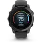 Смарт-годинник Garmin Fenix E 47mm Slate Grey Steel with Black Silicone Band (010-03025-01) фото 5