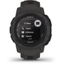 Смарт-часы Garmin Instinct 2S Solar Graphite (010-02564-00): Цвет ремешка черный