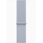 Apple Watch Series 10 46mm GPS Silver Aluminium Case with Blue Cloud Sport Loop (MWWN3) UA: Екран OLED LTPO3 (1220 кд/м²) с технологиями Always-On Retina / 416x496 пикселей / защитное стекло Ion-X повышенной прочности