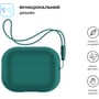 Чехол ArmorStandart Silicone Case with straps Dark Green (ARM68612) for Apple Airpods Pro 2: Тип Чехол