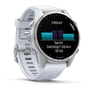 Смарт-часы Garmin Fenix 8 AMOLED 43mm Silver with Whitestone Silicone Band (010-02903-00): Время работы до 10 дней