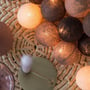 Гірлянда Cotton ball lights на 50 куль 7,5м, Brown: Тип Бавовняні кульки