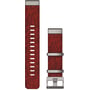 Garmin QuickFit 22mm Watch Bands Jacquard-weave Nylon Strap – Red (010-12738-22)