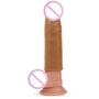 Насадка на член LoveToy Pleasure X-Tender Penis Sleeve Add 1" Brown: Наличие вибрации Нет