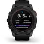 Смарт-годинник Garmin Fenix 7X Solar Slate grey with black band (010-02541-01): Колір ремінця чорний