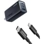 Зарядний пристрій ANKER Wall Charger 2xUSB-C+USB  PowerPort 737 GaNPrime 120W Black (A2148311): Особливості Быстрая зарядка, USB-C, Power Delivery (PD)