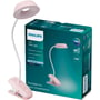 Лампа настольная аккумуляторная Philips DSK201 PT 3W 4000K USB Donutclip Pink (929003179607): Тип источника освещения Светодиодная лампа LED