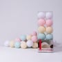 Гірлянда Cotton ball lights на 10 куль 2,7м, Pastel: Довжина, м 2.7