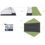 Палатка Sea to Summit Telos TR2 Plus, Fabric Inner, Sil/PeU, Green (STS ATS2040-02170402) фото 18