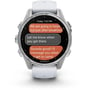 Смарт-часы Garmin Fenix 8 AMOLED 43mm Silver with Whitestone Silicone Band (010-02903-00) фото 12