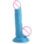 Фалоімітатор Pop Peckers 6.5" Dildo With Balls Blue