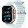 Apple Watch Ultra 2 GPS + Cellular 49mm Natural Titanium Case with Ice Blue Ocean Band UA