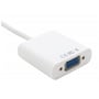 Кабель и переходник Extradigital Apple 30-pin to VGA, 0.15m White (KBA1649): Длина кабеля 15 см