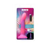 Светящийся в темноте фаллоимитатор ADDICTION - Rave - 8" Glow in the Dark Dildo - Pink Purple: Наличие вибрации Есть