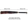 Флогер LOCKINK Sevanda Red & Black Braided Tail Flogger фото 6