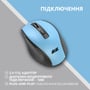 Мишка 2E MF250 Silent Wireless Blue (2E-MF250WBL): Ергономіка симметричная для левшей