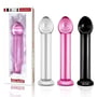 Стеклянный фаллоимитатор Love Toy Glass Romance Dildo 7" Pink: Назначение Вагинальные