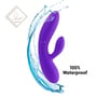 Гибкий вибратор кролик с двумя моторами FeelzToys Lea Rabbit Vibrator Medium Purple: Тип и форма Кролики