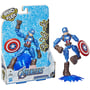 Фигурка Hasbro Мстители Бенди 15 см E7869 Avengers Bend And Flex Captain America (E7377_E7869): Тип Персонаж мультфильма, фильма