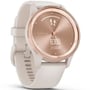 Смарт-часы Garmin Vivomove Trend Peach Gold Stainless Steel Bezel with Ivory Case and Silicone Band (010-02665-01): Материал ремешка силикон