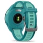 Смарт-часы Garmin Forerunner 165 Music Turquoise/Aqua (010-02863-32): Материал ремешка Силикон