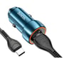 Зарядний пристрій Hoco Car Charger USB+USB-C Z46A PD+QC 3A 20W Blue: Особливості Быстрая зарядка, Power Delivery (PD)