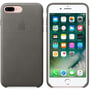 Чохол для iPhone Apple Leather Case Storm Gray (MMYE2) for iPhone 8 Plus/iPhone 7 Plus: Матеріали шкіра