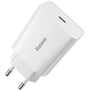 Зарядное устройство Baseus USB-C Wall Charger 1С 20W White (CCFS-SN02)