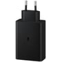 Зарядний пристрій Samsung Wall Charger USB+2xUSB-C Trio 65W+15W+25W Black (EP-T6530NBEGRU): Кабель в комплекті отсутствует