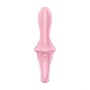 Анальный вибратор с функцией надувания Satisfyer Air Pump Booty 5+ Inflatable Anal Vibrator Pink: Тип и форма Вибромассажер