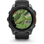 Смарт-часы Garmin Fenix 8 AMOLED 51mm Slate Grey with Black Silicone Band (010-02905-00): Фитнес-функции Альтиметр, GPS-модуль, Пульсометр, Пульсоксиметр, Шагомер, Подсчет калорий