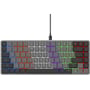 Клавиатура GamePro MK230R Red Switch Low Profile Dark Gray RGB: Интерфейс подключения Bluetooth