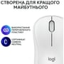 Мишка Logitech M240 Silent Wireless Off-White (910-007120): Ергономіка симетрична для лівшів