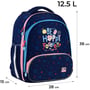 Рюкзак GoPack Education каркасный 597M-3 Be Happy (GO24-597M-3): Спинка Ортопедическая (анатомическая)