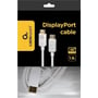 Кабель і перехідник Cablexpert DisplayPort - DisplayPort V 1.2 (M/M) 1.8 м білий (CC-DP2-6-W): Тип кабель