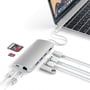Satechi Adapter USB-C to USB-C+RJ45+HDMI+3xUSB3.0 Silver (ST-TCMA2S)
