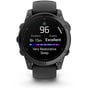 Смарт-годинник Garmin Fenix E 47mm Slate Grey Steel with Black Silicone Band (010-03025-01) фото 2