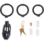 Клітка для пеніса Lockink Sevanda Plastic Penis Chastity Cage - Black фото 5