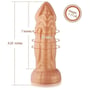 Фаллоимитатор-насадка Hismith Slightly Curved Silicone Dildo Monster Series: Длина проникновения, см 17.8