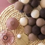 Гірлянда Cotton ball lights на 20 куль 3,8м, Brown: Довжина, м 3.8