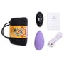 Вибратор в трусики FeelzToys Panty Vibrator Purple с пультом ДУ + сумочка-чехол: Тип и форма Виброяйцо